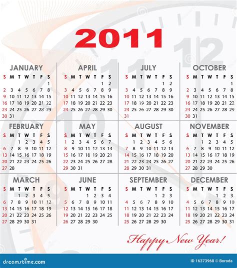 2011 calendar